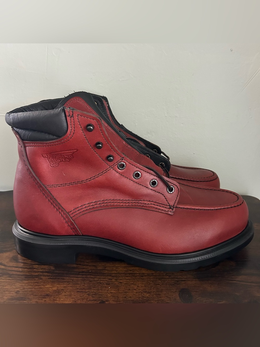 Red Wing Shoes 202 6-inch Soft Toe Boots Mens Size 11.5 E2 Wide F2892-24